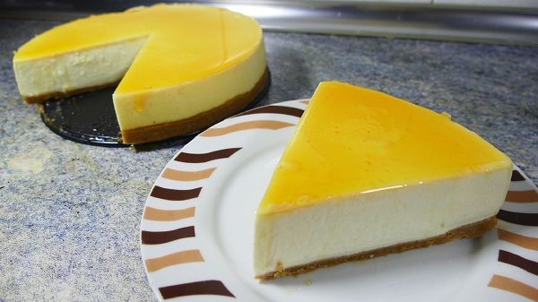 Tarta de queso y caramelo
