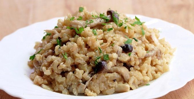 Receta De Risotto De Setas Con Arroz Integral