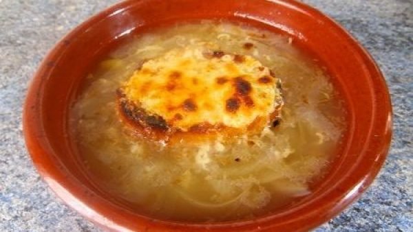 SOPA DE CEBOLLA FRANCESA receta facil