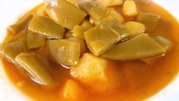 RECETA DE LAS ALUBIAS VERDES CON PATATAS