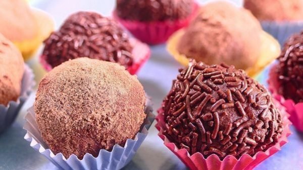 TRUFAS DE CHOCOLATE receta