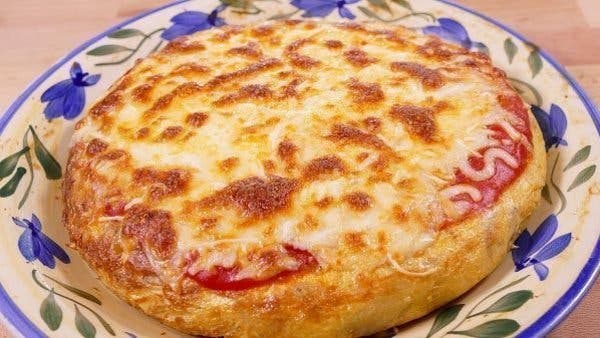 TORTILLA DE PATATAS ESTILO PIZZA