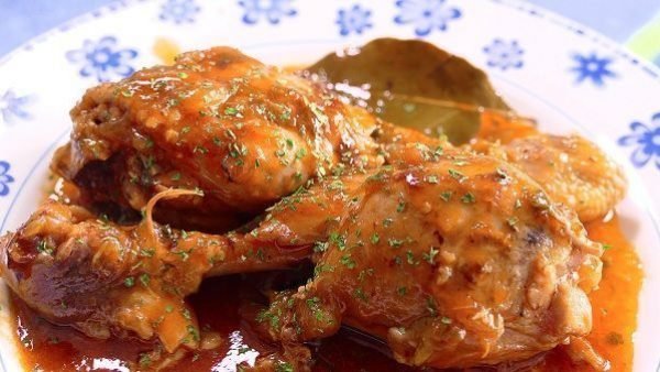 POLLO GUISADO CON VERDURAS receta