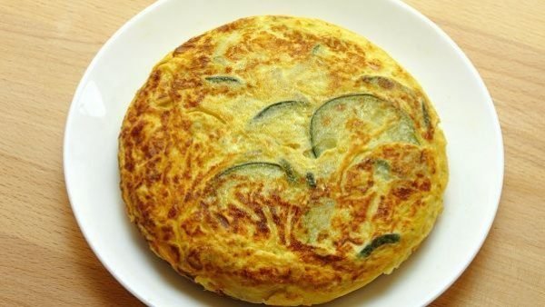 TORTILLA DE CALABACIN receta