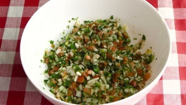 PICO DE GALLO receta mexicana