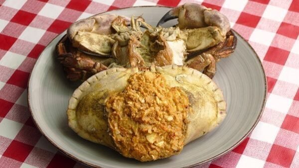BUEY DE MAR RELLENO receta
