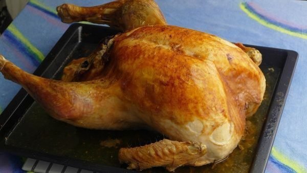 PAVO RELLENO AL HORNO NAVIDEÑO