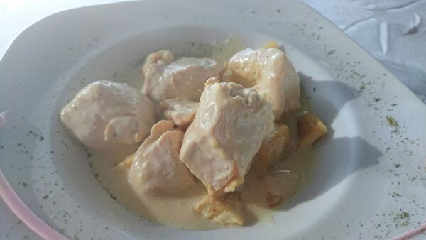 PECHUGAS DE POLLO EN SALSA DE MOSTAZA