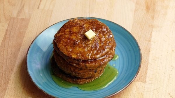 TORTITAS DE CALABAZA Y AVENA