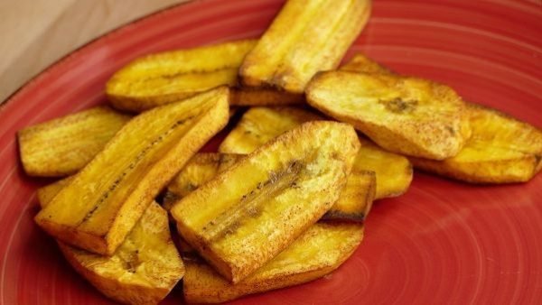 PLATANO FRITO receta fácil