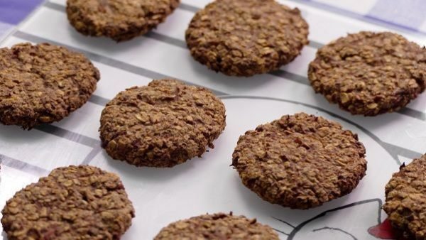 GALLETAS DE AVENA Y PLÁTANO