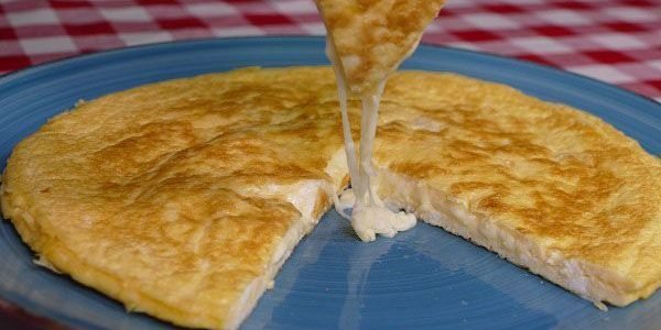 TORTILLA FRANCESA CON QUESO