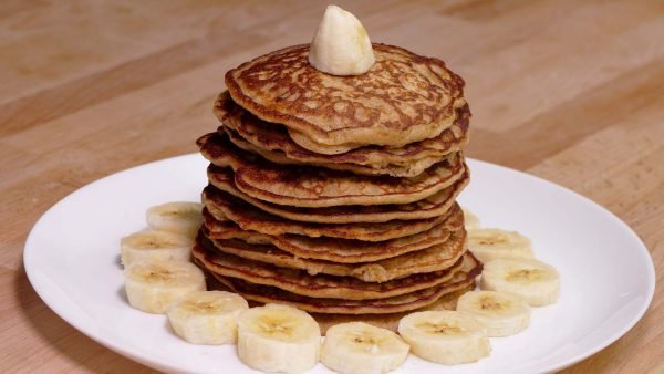 TORTITAS DE AVENA Y PLÁTANO