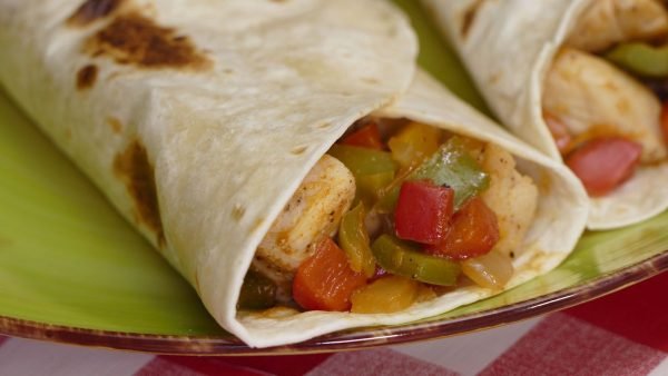 FAJITAS DE POLLO MEXICANAS