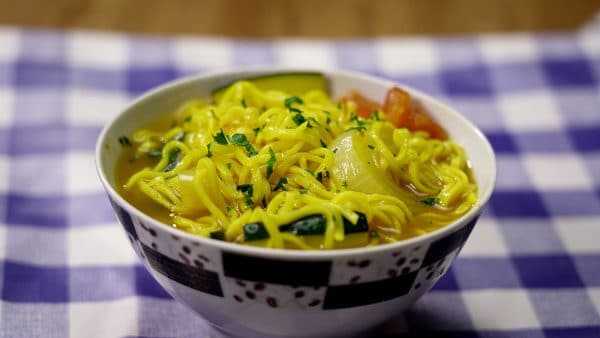 SOPA DE FIDEOS CHINOS receta