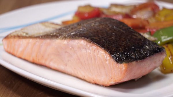 SALMON EN PAPILLOTE CON SALSA DE SOJA