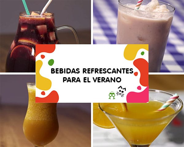 Recetas de bebidas refrescantes para el verano. Una selección de bebidas caseras perfectas para combatir los dias más calurosos del año.