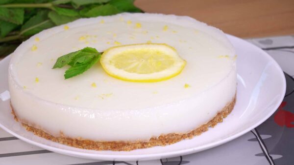 TARTA DE LIMON VEGANA