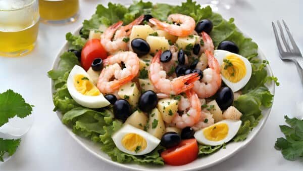 ENSALADA DE GAMBAS