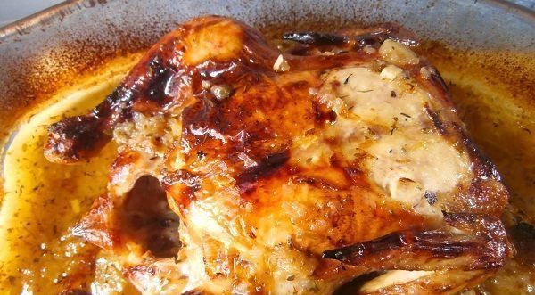 POLLO ASADO AL HORNO - RAPIDO FACIL Y DELICIOSO