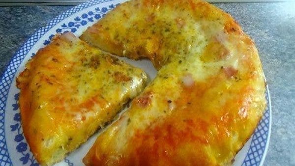 imagen Aviación Cabeza Pizza casera SIN HORNO - Recetas de Cocina Casera y Facil