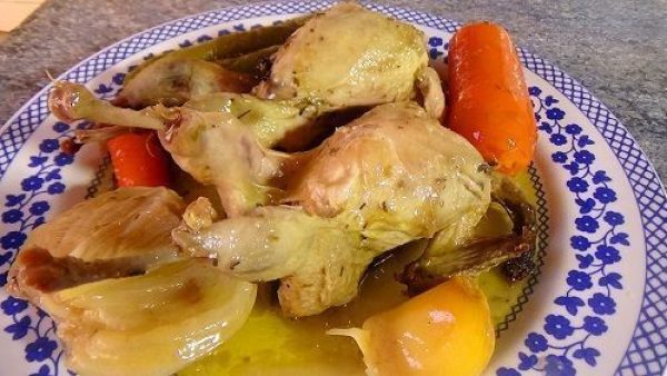 CODORNICES EN ESCABECHE receta