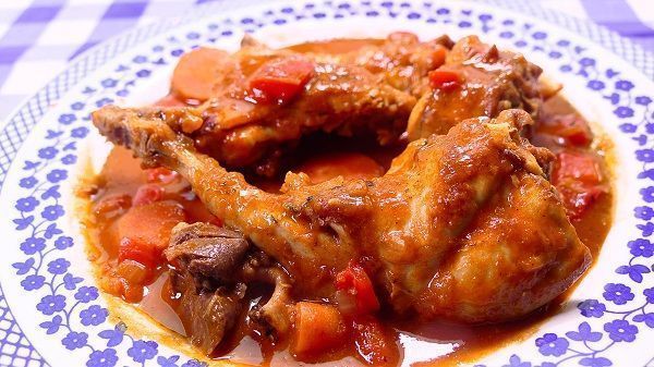 Conejo Guisado Con Verduras Cocina Casera Y Facil