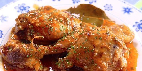 POLLO GUISADO CON VERDURAS receta