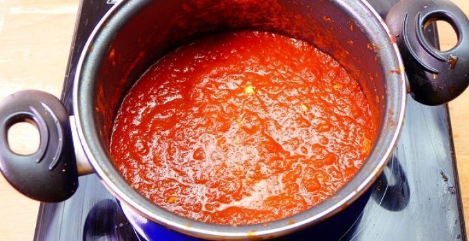 SALSA DE TOMATE CASERA - Receta de Cocina Casera y Fácil