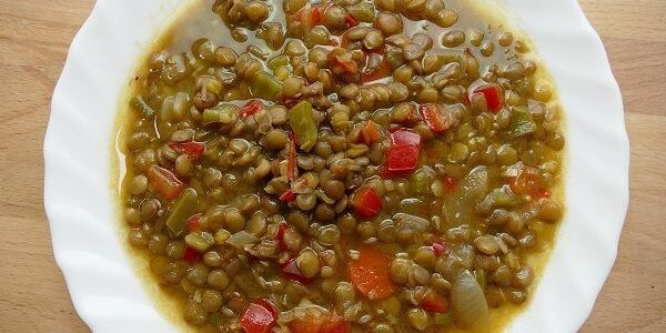 LENTEJAS CON VERDURAS receta