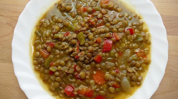 Lentejas con verduras receta - Cocina Casera y Facil