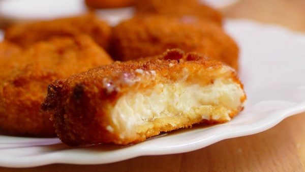 NUGGETS DE QUESO DE CABRA receta