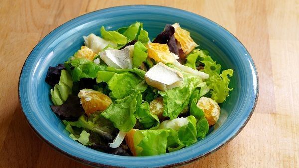Ensalada de bacalao y naranja