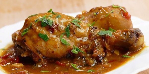 POLLO GUISADO EN OLLA RAPIDA