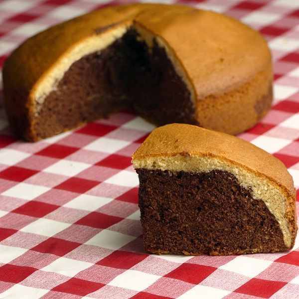 Aclarar poco claro Si Bizcocho casero RELLENO DE CHOCOLATE - Cocina Casera y Facil
