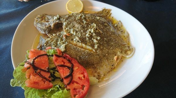 Rodaballo al horno con limon