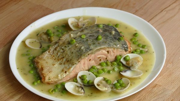 Salmon en SALSA VERDE - Recetas de Cocina Casera y Facil