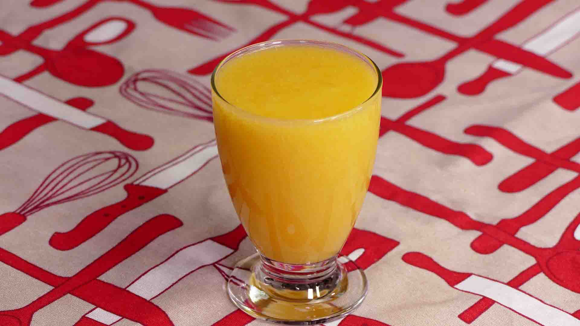 Sorbete de mango y naranja