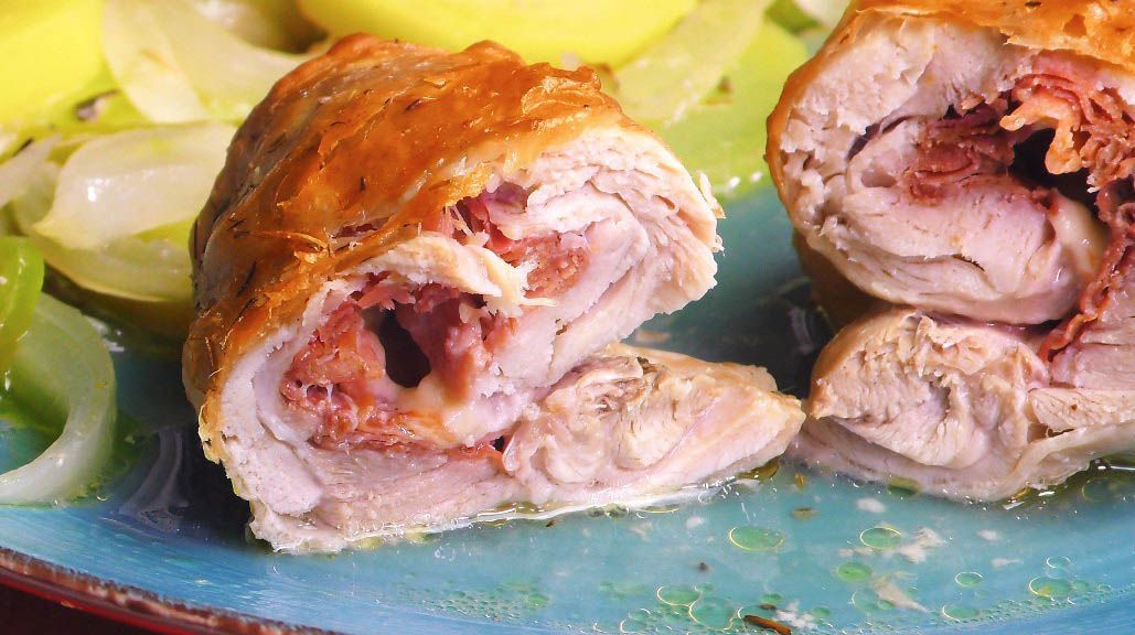 Muslos de pollo RELLENOS de JAMÓN y queso - Cocina Casera y Fácil