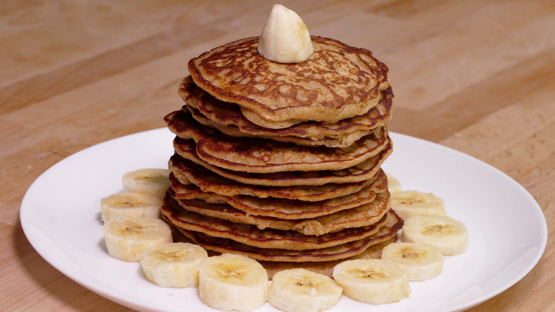 Tortitas de avena y platano - Cocina Casera y Facil