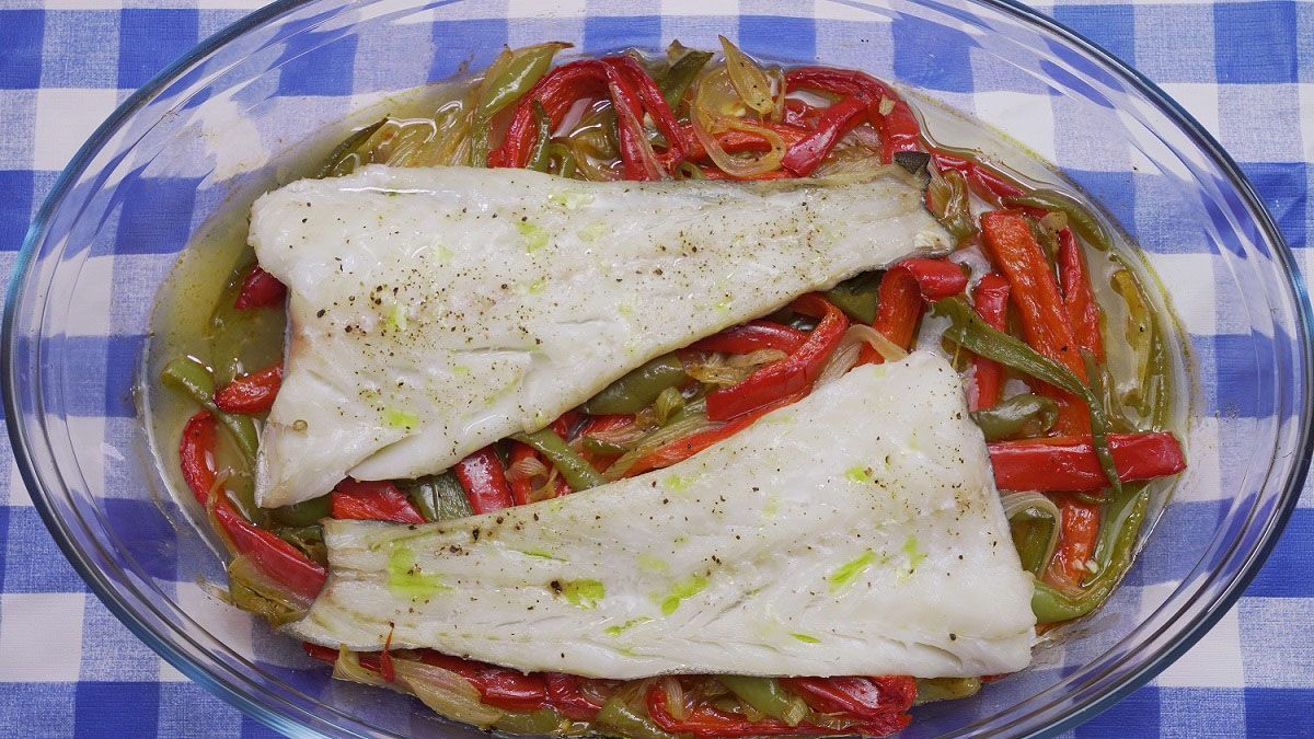 Cmo Preparar Bacalao Al Horno Con Pimientos Y Almejas