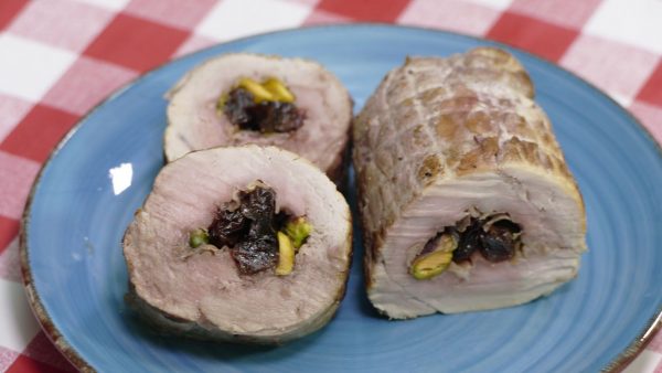 RECETA FÁCIL DE SOLOMILLO DE CERDO RELLENO AL HORNO