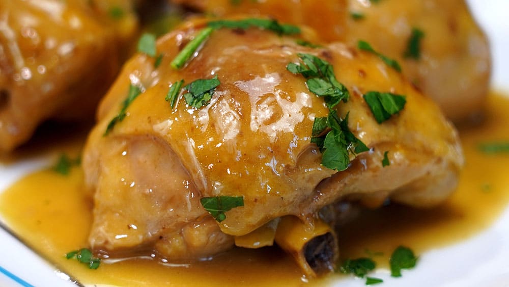 Pollo al ajillo receta de la abuela - Cocina Casera y Facil