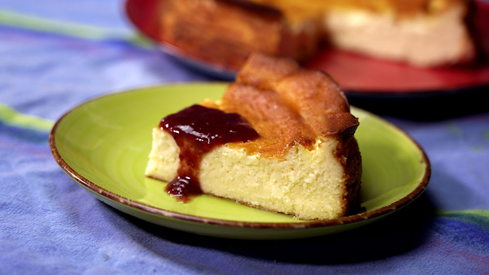 Tarta de queso la viña ¡CON 5 INGREDIENTES! - Cocina Casera y Facil