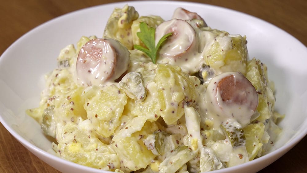 ENSALADA DE PATATA o kartoffelsalat - Cocina Casera y Facil