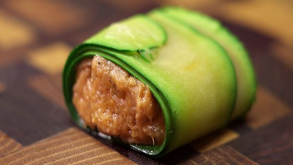 CANELONES DE CALABACIN RELLENOS DE ATUN