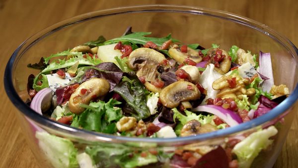 ENSALADA DE OTOÑO TEMPLADA