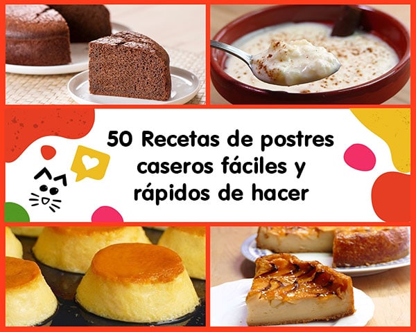 Introducir 102+ imagen recetas de postres faciles baratos y rapidos