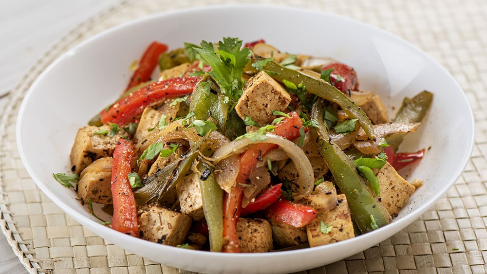 Tofu marinado con verduras - Cocina Casera y Facil