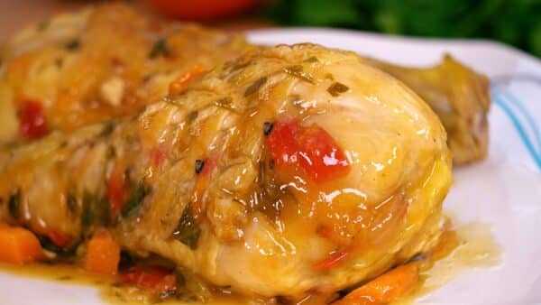 POLLO EN SALSA DE LA ABUELA tradicional